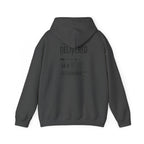 Christian Graphic Hoodie 'Delivered' Shipping Label Pullover, Faith-Based Streetwear Sweatshirt