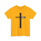 Christian Cross T-Shirt — "Salvation Romans 5:8" Faith Tee