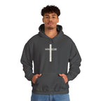 Christian Cross Salvation Hoodie – "Saved By Grace" Faith Graphic Pullover