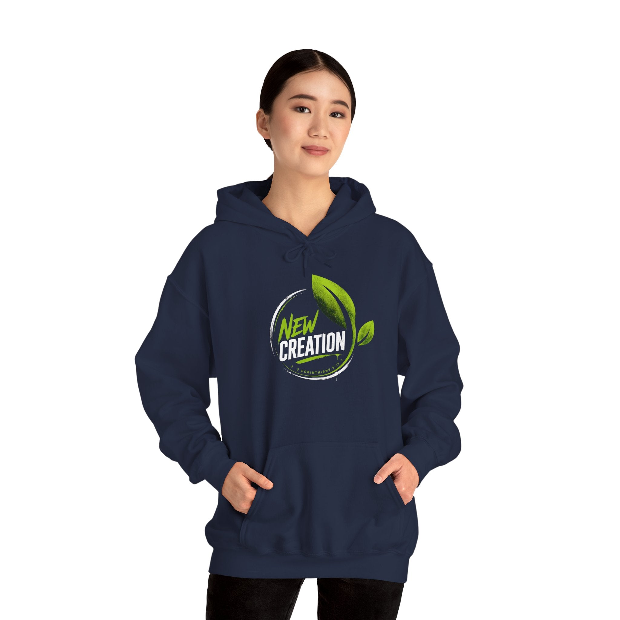New Creation Hoodie - Christian Faith Renewal Graphic Sweatshirt