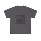 Made in the Philippines T‑Shirt — Barcode Heritage Tee