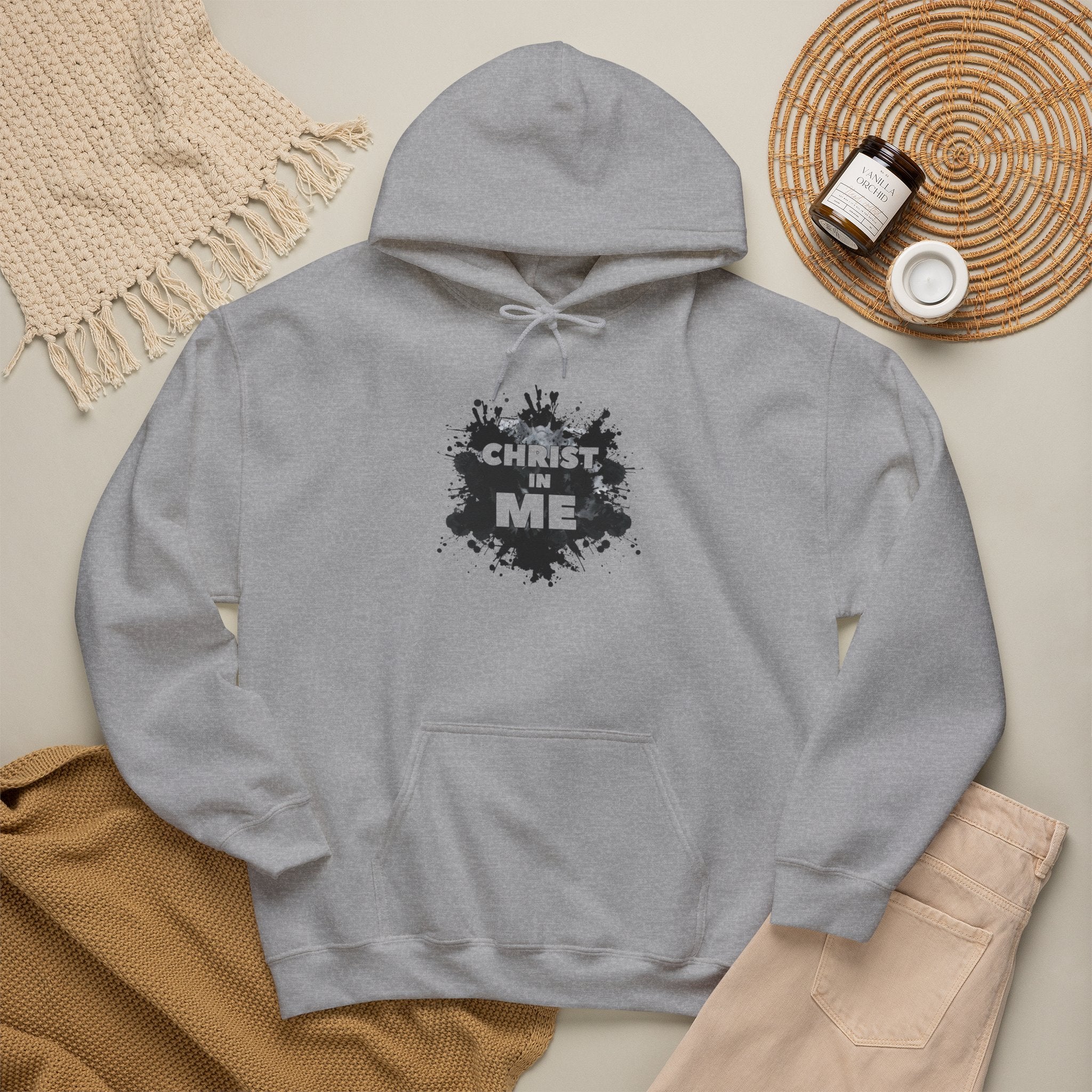 Christ in Me Hoodie — Christian Faith Graphic Pullover
