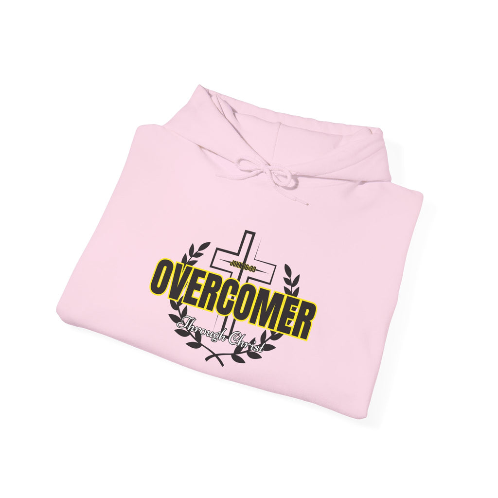 Overcomer Cross Hoodie – Faith-Based Christian Pullover