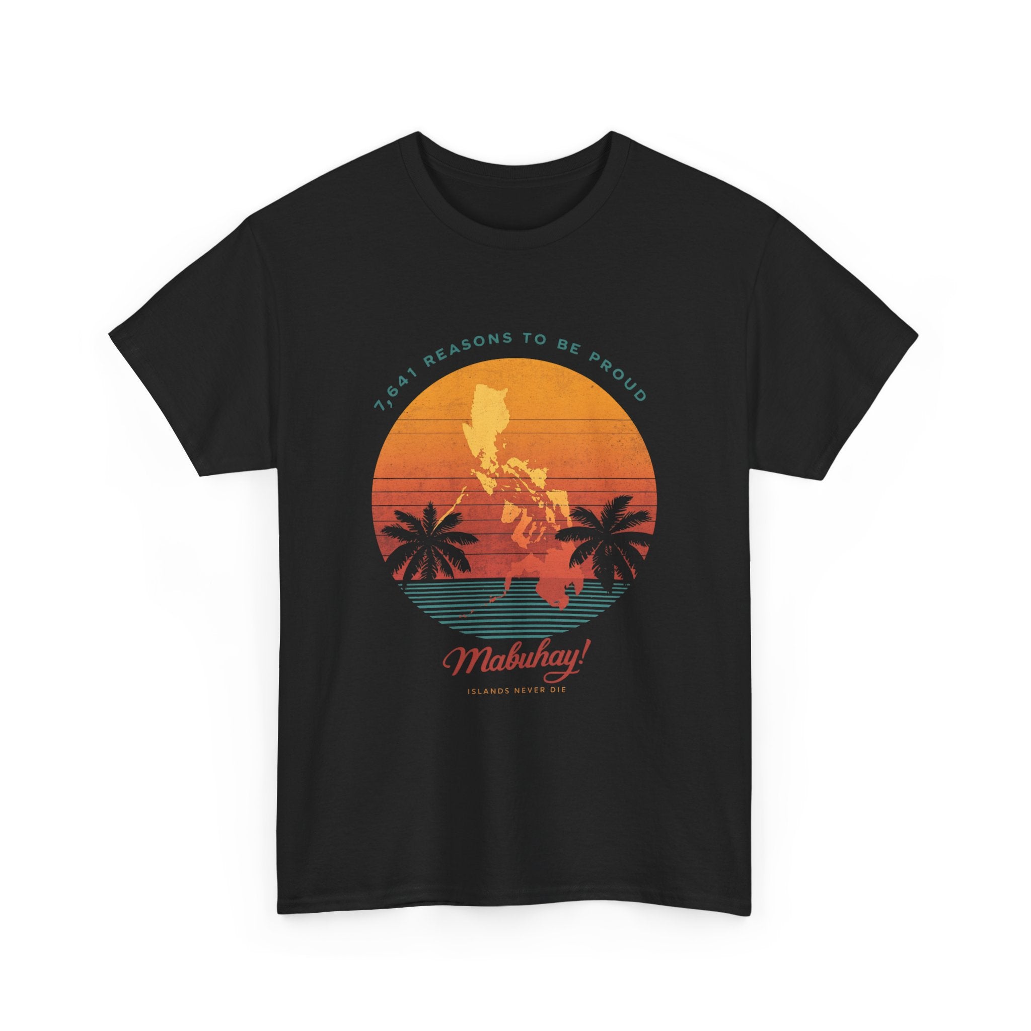 T-Shirt - 'Mabuhay' Tropical Sunset Philippines Pride Tee