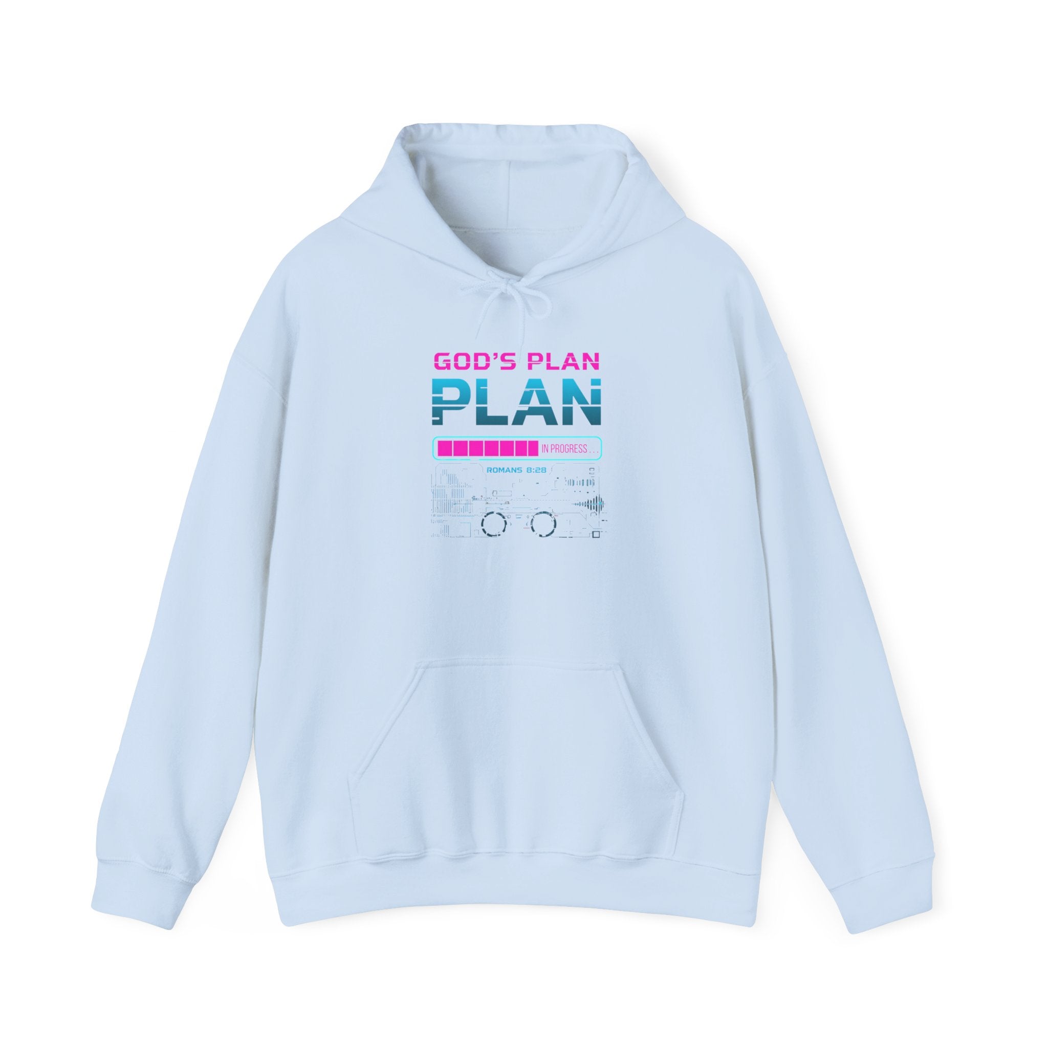 God's Plan Hoodie — Faith-Inspired Retro Graphic Sweatshirt
