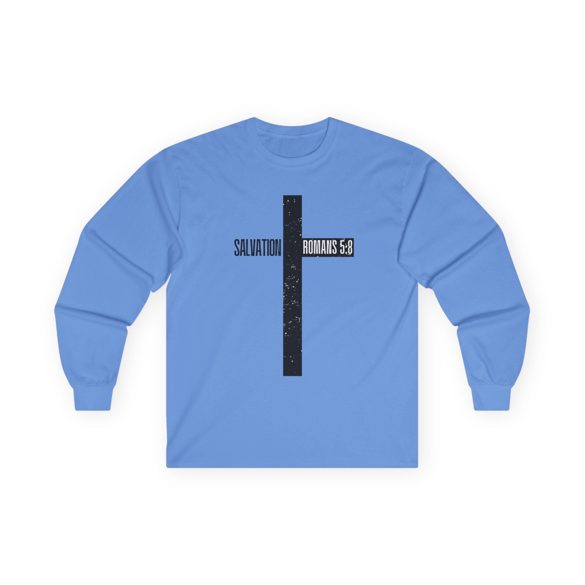 Salvation Romans 5:8 Cross Long Sleeve Tee