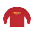 Possible Long Sleeve Tee — Inspirational "Possible" Design (Mark 10:27)