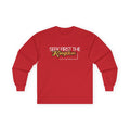 Seek First the Kingdom Long Sleeve Christian Tee